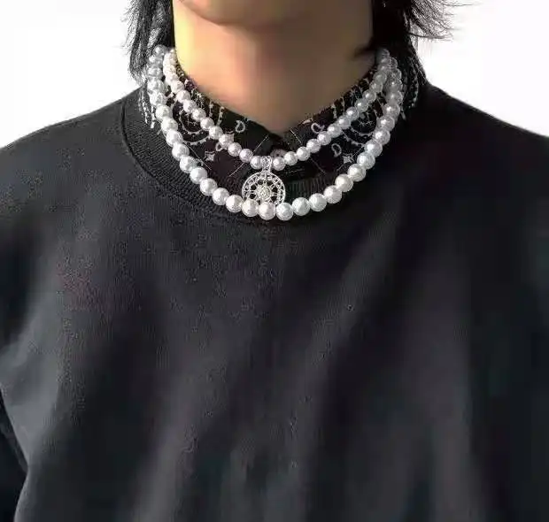 Niche Pearl National Wind Necklace Pendant Accessories