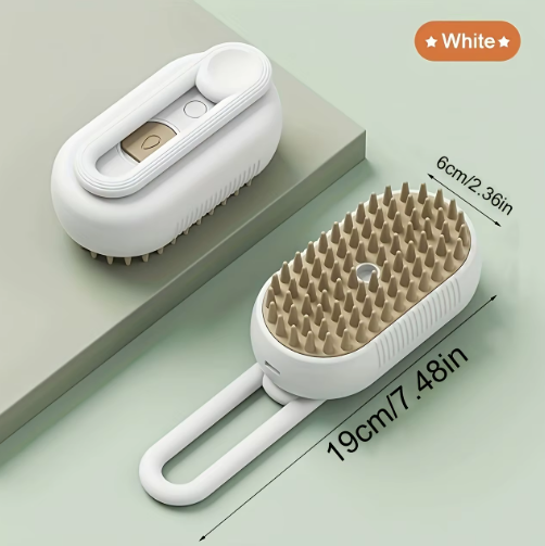 Pet Steam Brush Cat And Dog Deshedder Tool For Grooming And Hair Removal