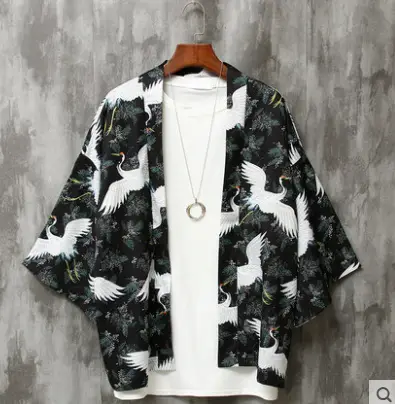 Summer Three-quarter Sleeve Shirt Men's Loose Chinese Style Men's Clothing