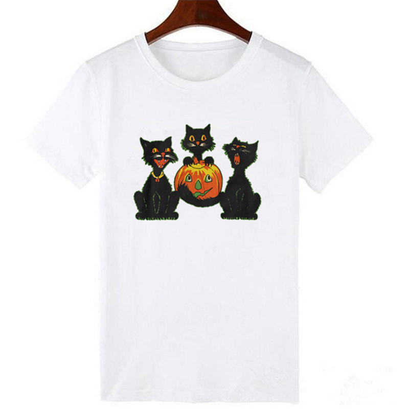 Title 1, Black Cat Cat Paw Print EBay Short-Sleeved Euro...