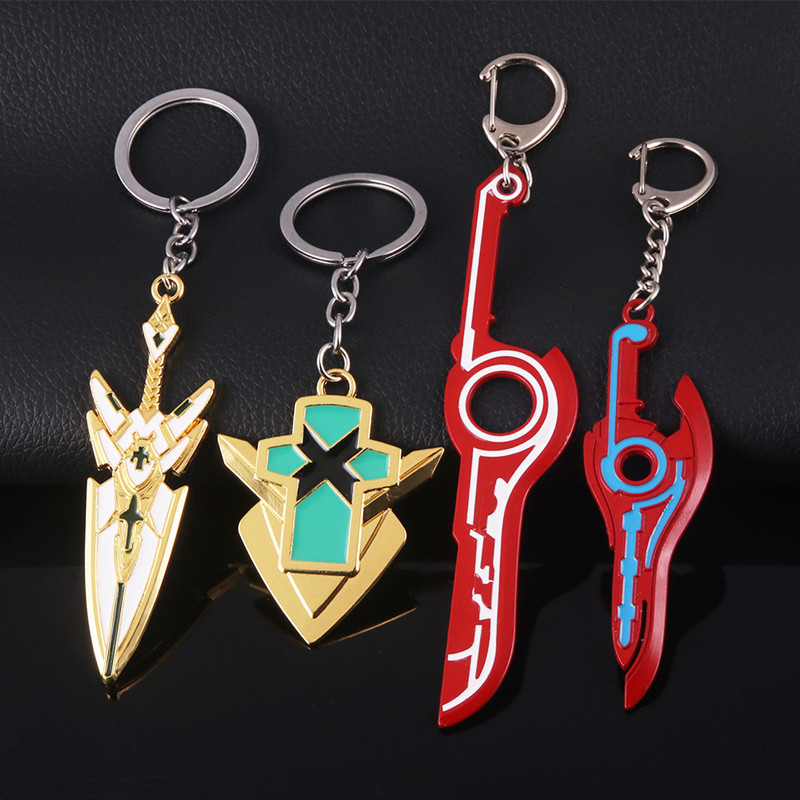 Weapon Keychain Cartoon Alloy Pendant
