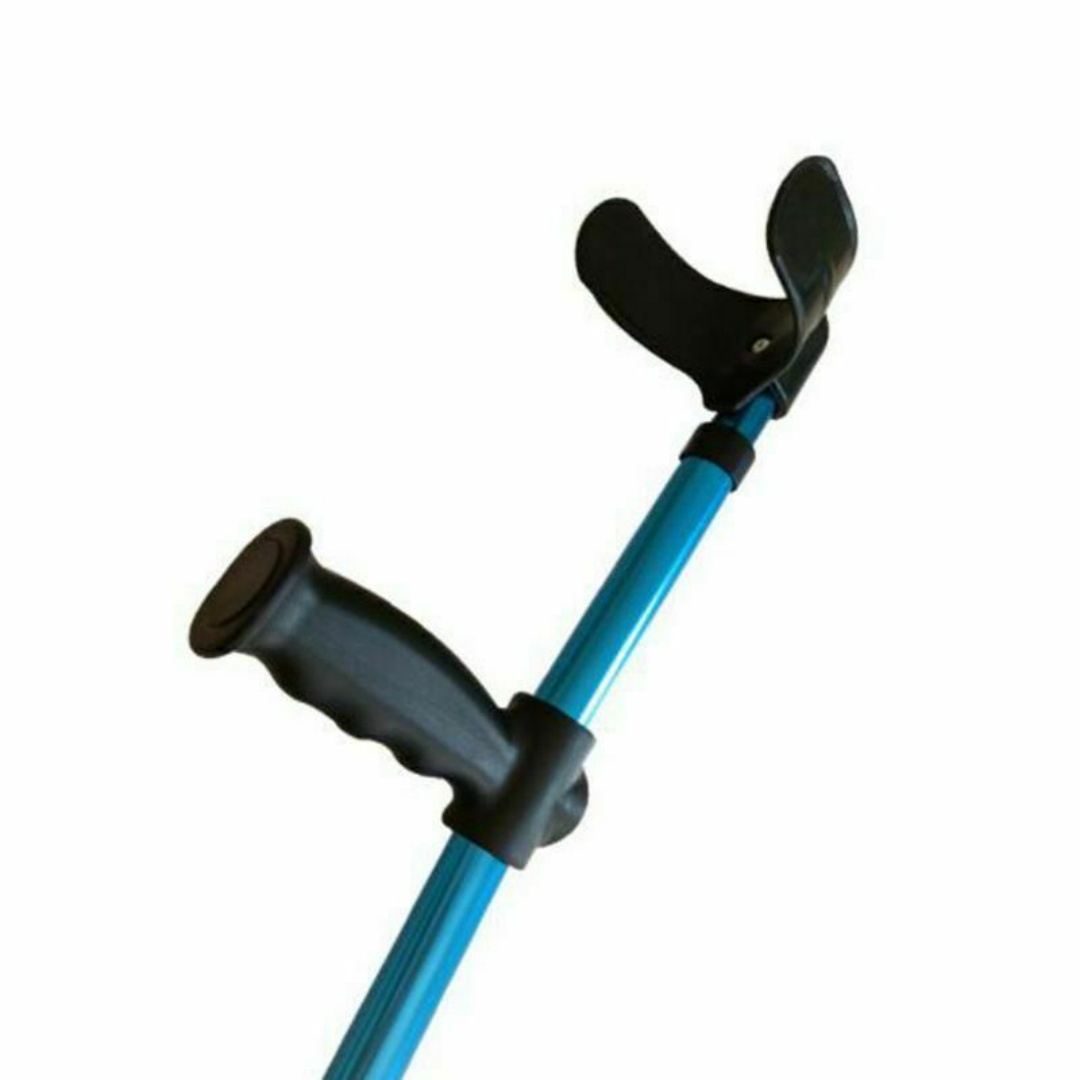 1X Height Adults Foldable Heavy Duty Walking Forearm Crutch Stick Aluminum Alloy — image 8