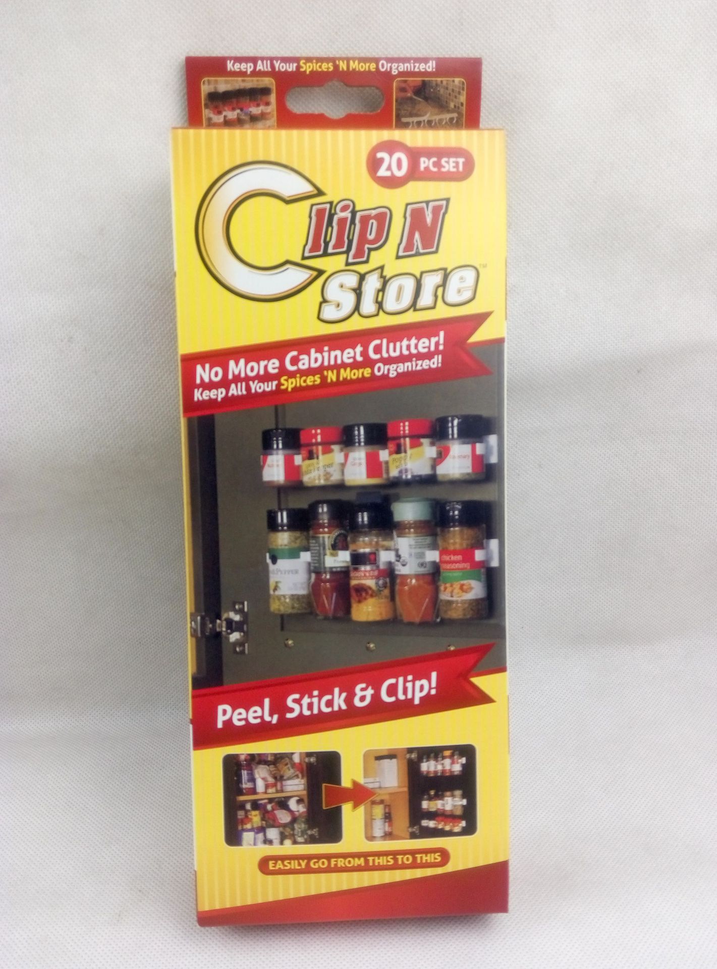 Kitchen Shelves Seasoning Jar Storage Rack Simple Bottle Clamps Four Strips And Five Holes