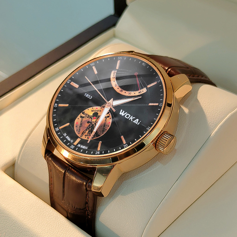 Personalized New Men's Leather Watch
