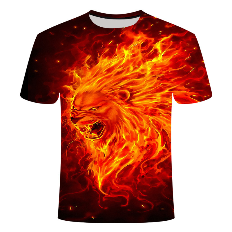 Title 10, Lion Tiger T-shirt Men