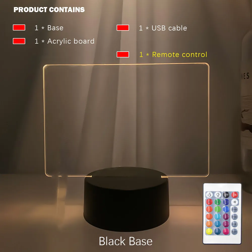 Rewritable Night Light With Display Panel – image 4