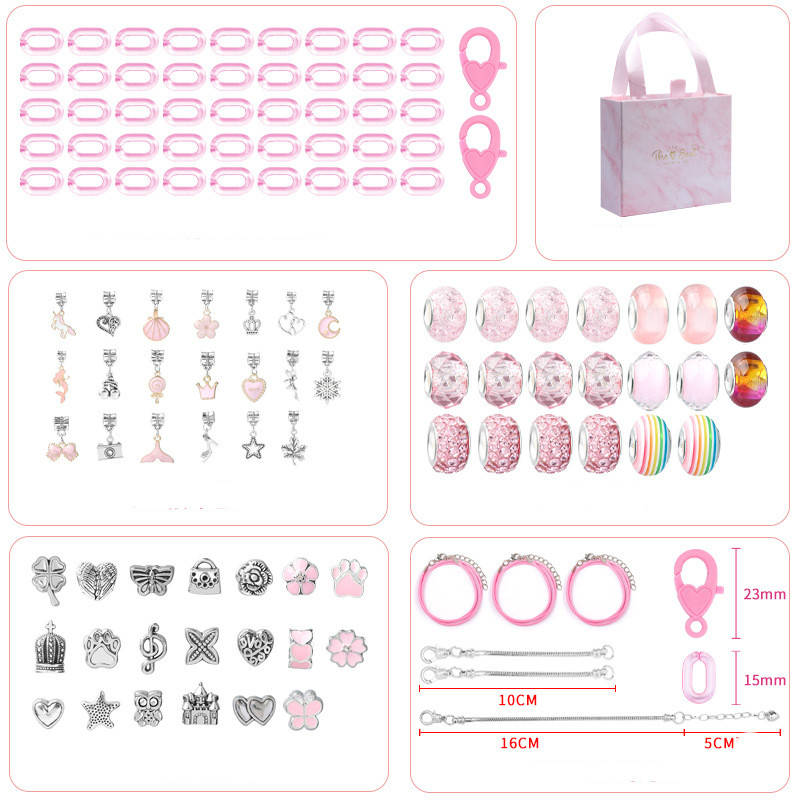 Children's Creative Hundred Match Crystal Buckle Educational Toy Set