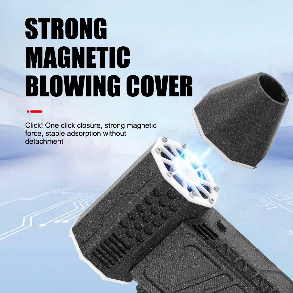 13 0000RPM 52m-s Mini Jet Turbo Fan Electric Air Blower Duster Cleaner W-battery — image 7