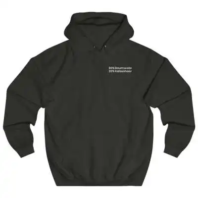 Letter Printed European And American Plus Velvet Hooded Sweater