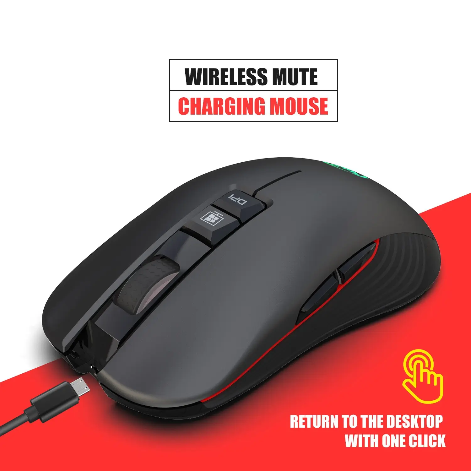 Adjustable Colorful Luminous Game Mouse 7D
