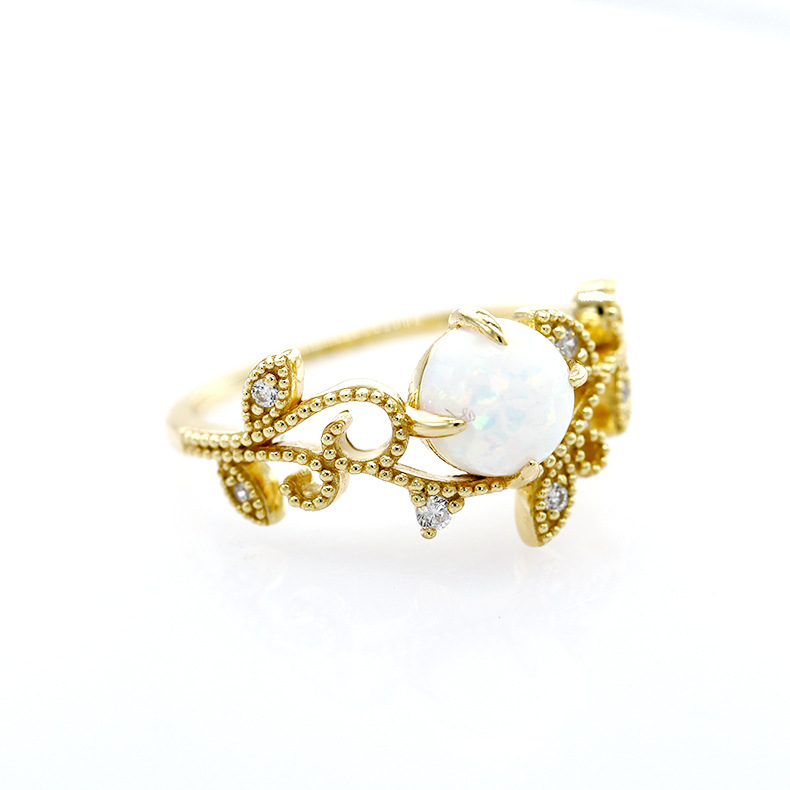 Title 2, Damenmode Vine Opal Fingerring weiblich