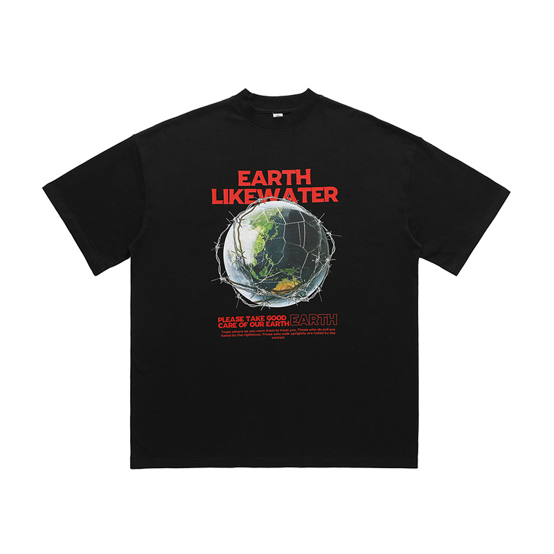 Title 6, Earth Of Thorns Heat Transfer Print Short Sleev...