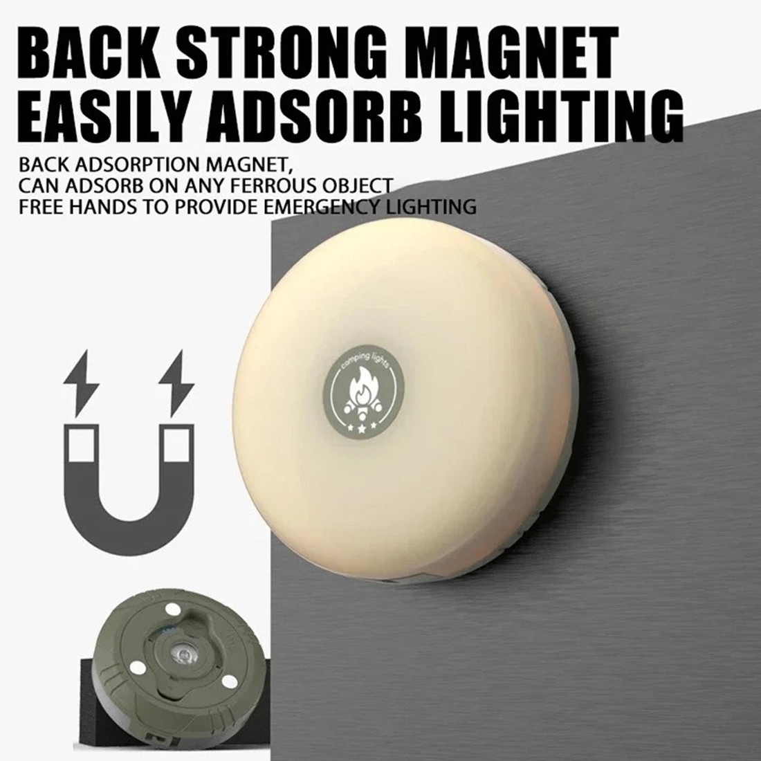 2PCS 10M Portable Camping String Lights Outdoor Waterproof Stowable Light — image 10