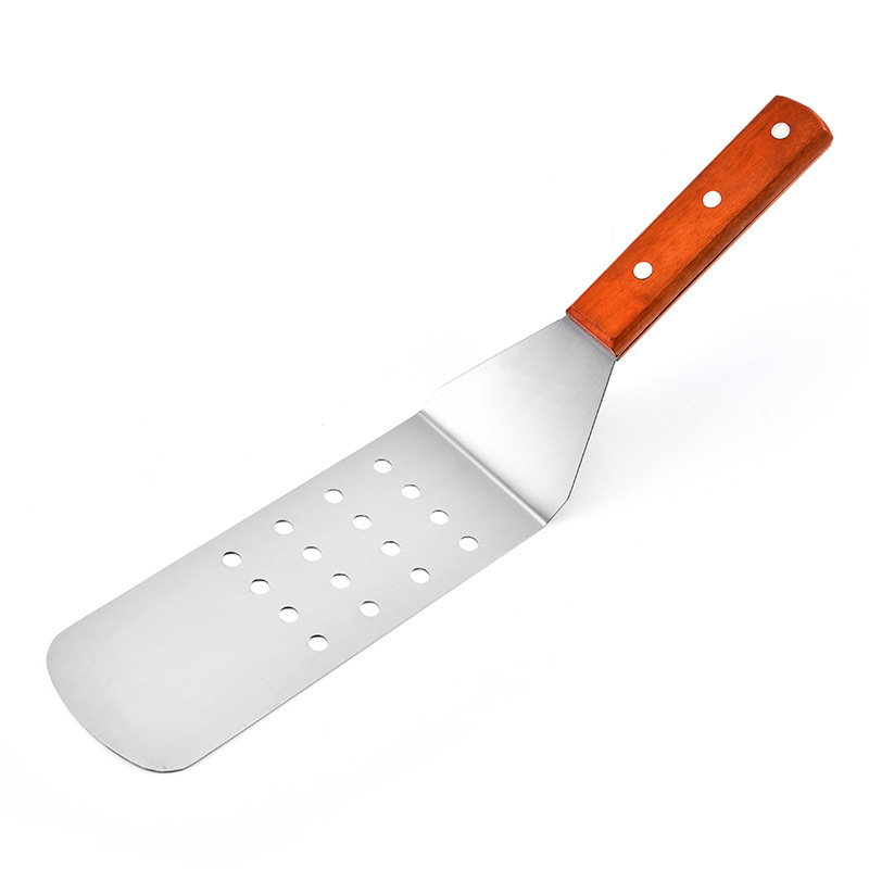 Title 3, Stainless Steel Kitchen Shovel With Wooden Handle