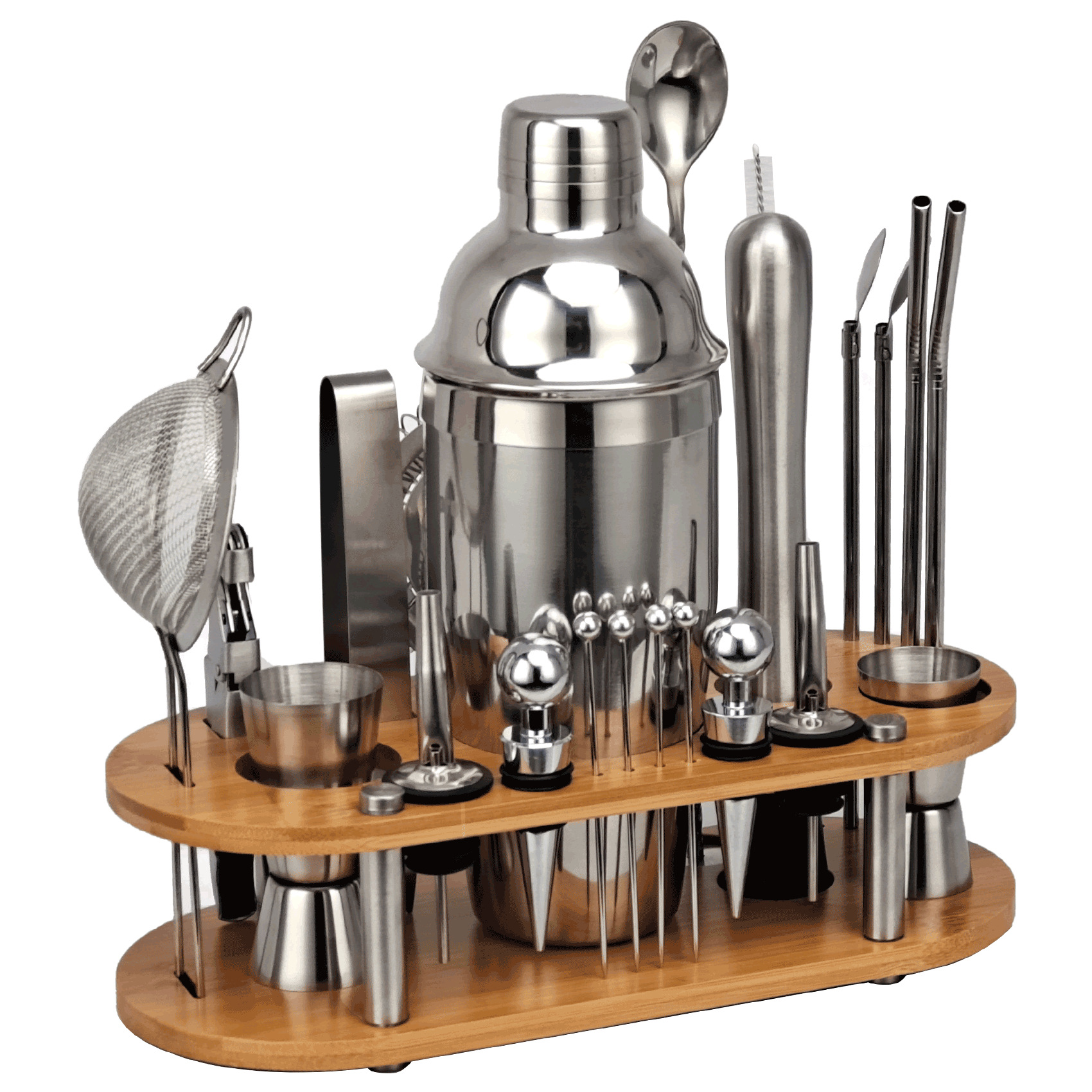 Title 6, Stainless Steel Mixer Boston 23-piece Set