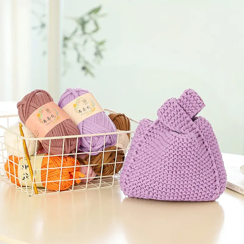 Fabric Thread Handmade Diy Woven Handbag Material