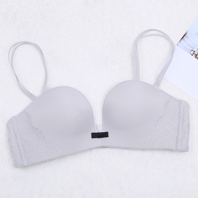 Title 6, Gathered underwireless bra underwear