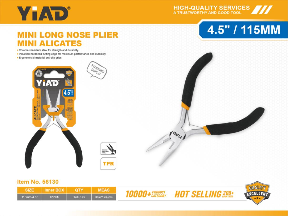 4.5-inch 115MM Mini Pointed Nose Pliers With Plastic Handle, Only Supports Self-pickup, Please Note That Free Shipping Is For Anti-bidding Price