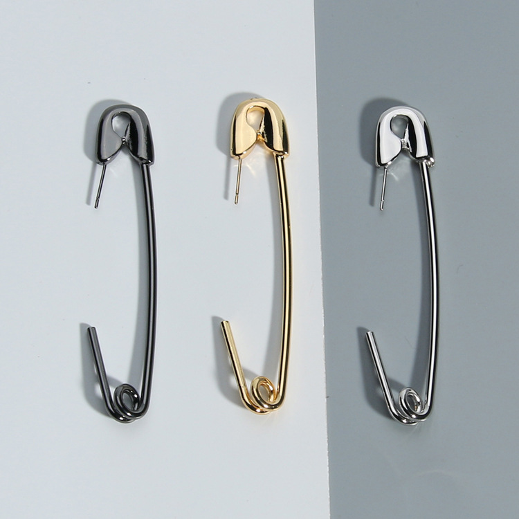 Minimal Punk Eardrop Piercing Pin Creative Earnail