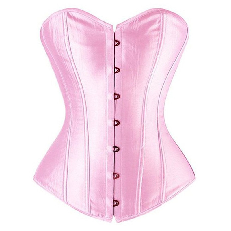 Title 3, Corset Smooth Satin Cloth Gather Breast Support...