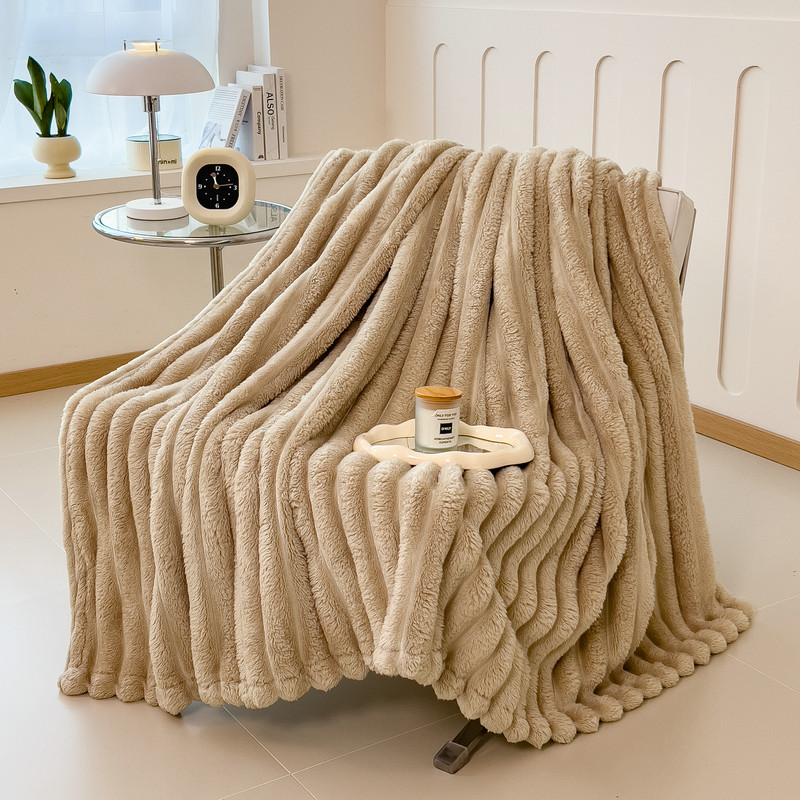 Luxurious Faux Rabbit Fur Blanket - Soft, Warm, And Comfortable, Perfect For Sofas, Beds, Offices, And Travel - A Versatile, All-season Gift And A Great Christmas Present 6