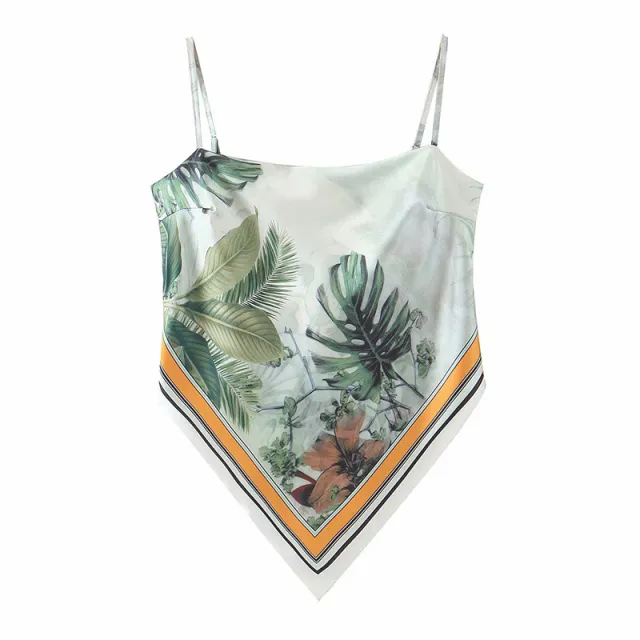 Shirt CAMIS Vest Spaghetti Strap Fashion Top Retro Sexy 2 Style - Shop at LoveMi