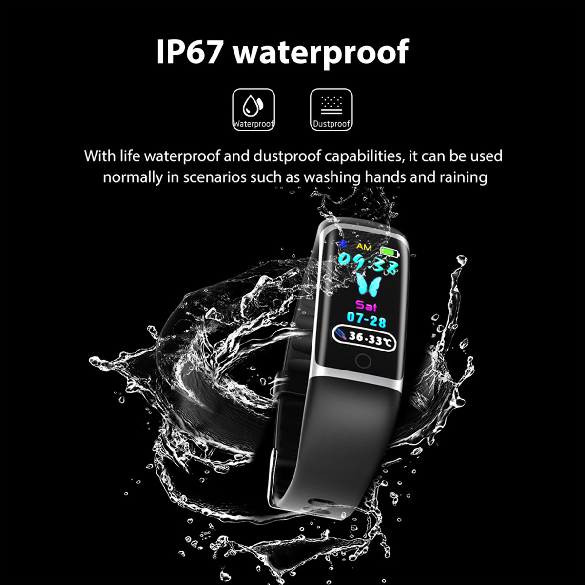 Pedometer Exercise Sleep Monitoring Multi-function Smart Bracelet - Image 13