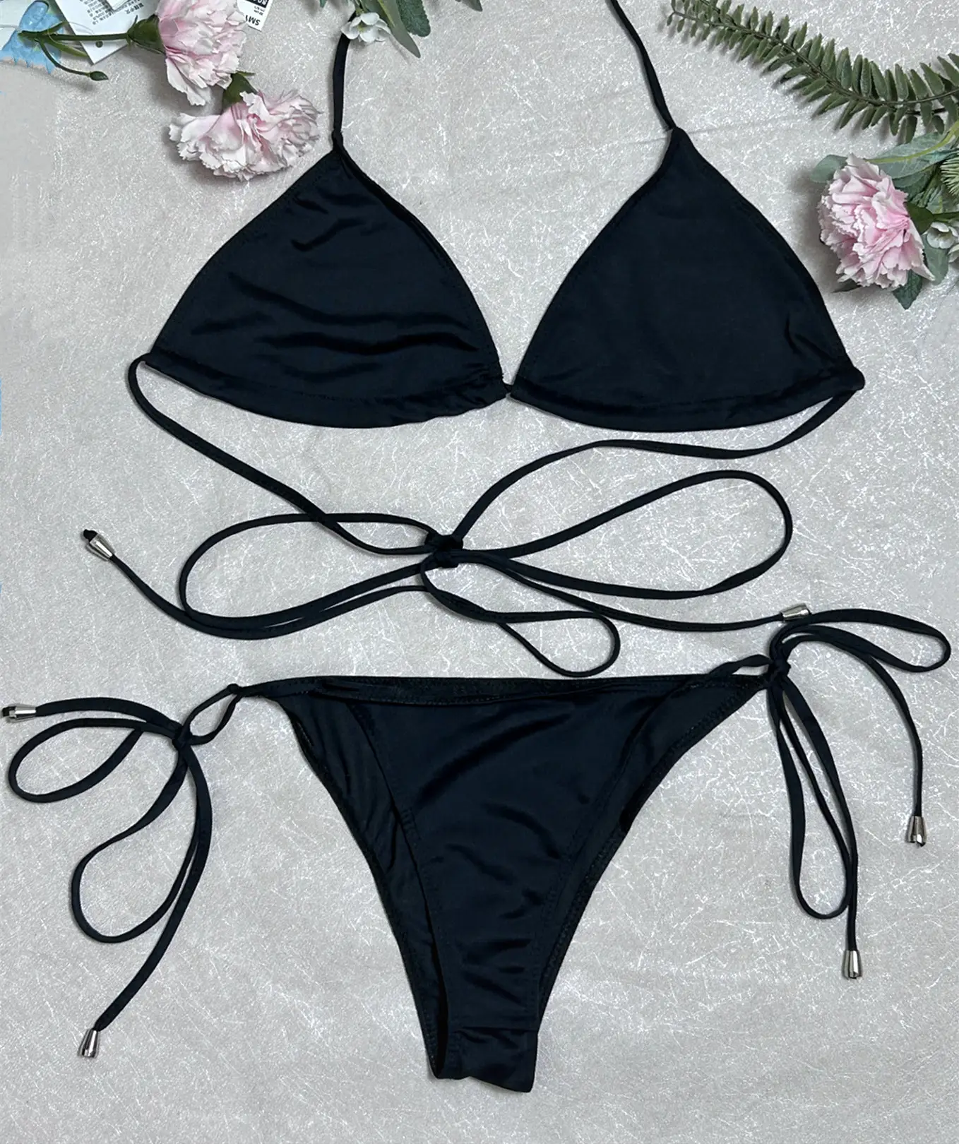 Beach Bath Sunbath Seamless Breathable Banded Bikini Swimsuit