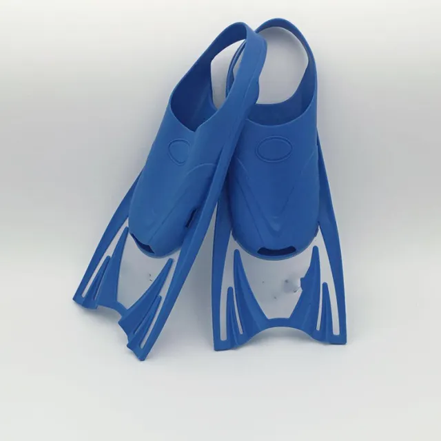 Children's Snorkeling Silicone Fins Swimming Training Diving Equipment Blue - Shop at LoveMi