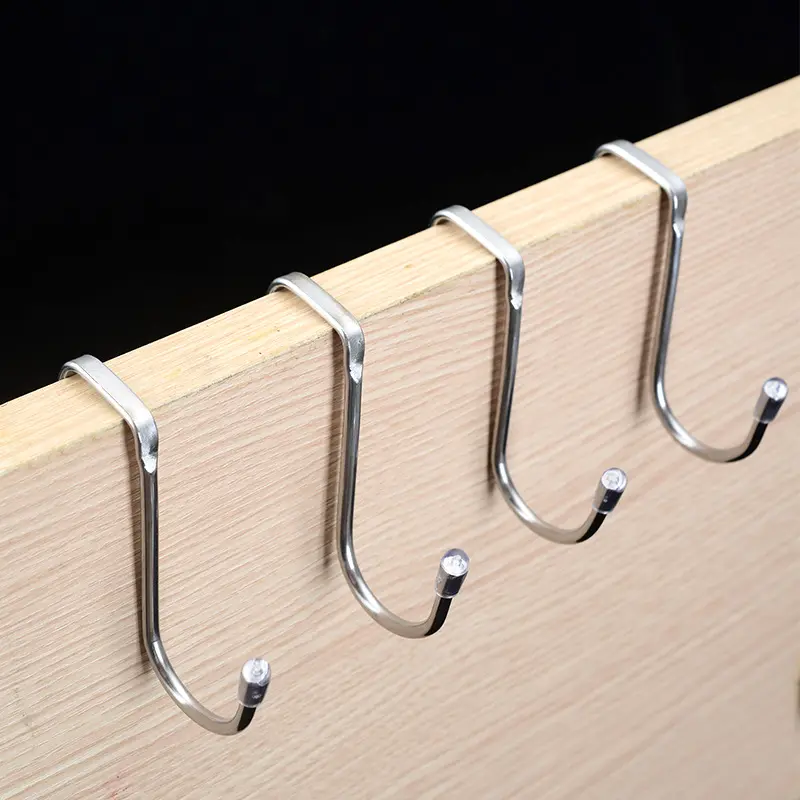 Double-head S-hook Stainless Steel S-shaped Hook, Solid