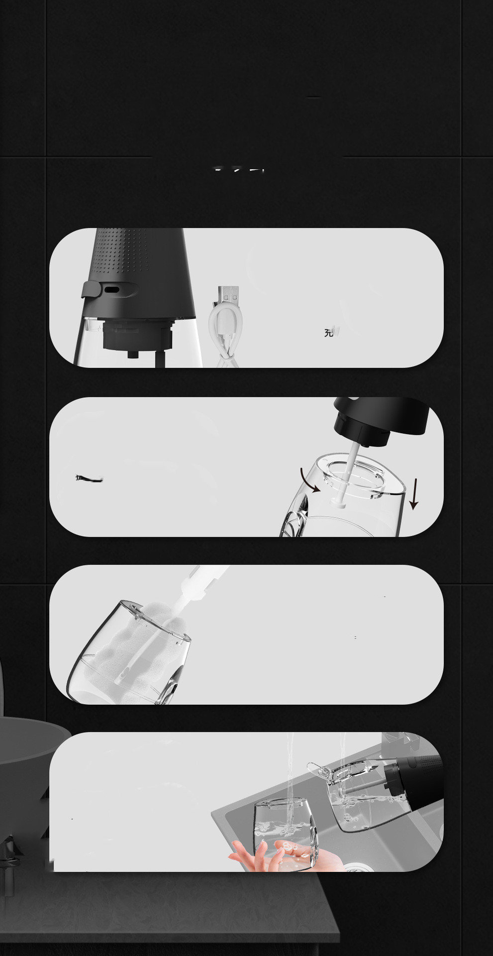 Tooth Smart Portable Water Flosser White - Image 7