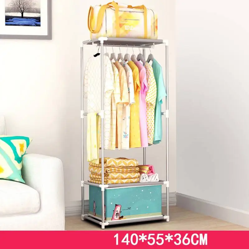 Single Dormitory Dust Closed Wardrobe - Small Coat Hanger