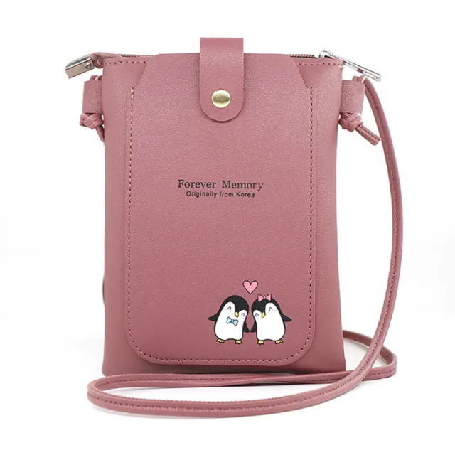 Women's Fashion Casual Zipper Single Shoulder Crossbody Bag Rose - Shop at LoveMi