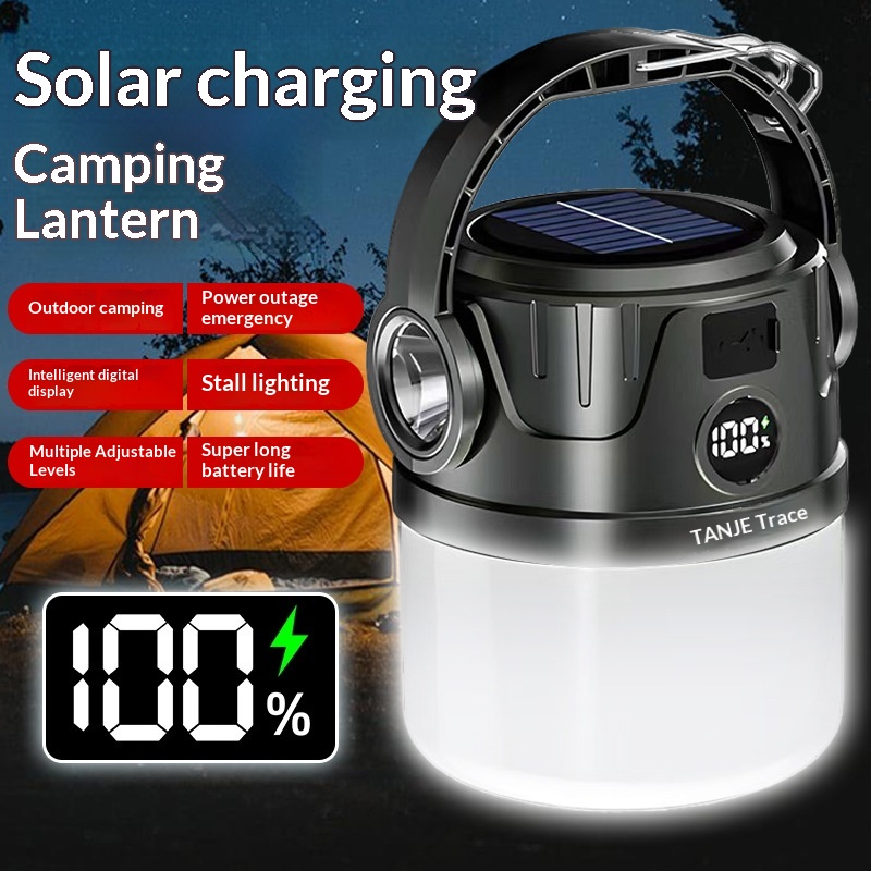 Lampă de încărcare USB, iluminat de urgență în caz de pană de curent, lanternă, super-luminoasă, pentru exterior, cu LED, pentru standuri de la târguri