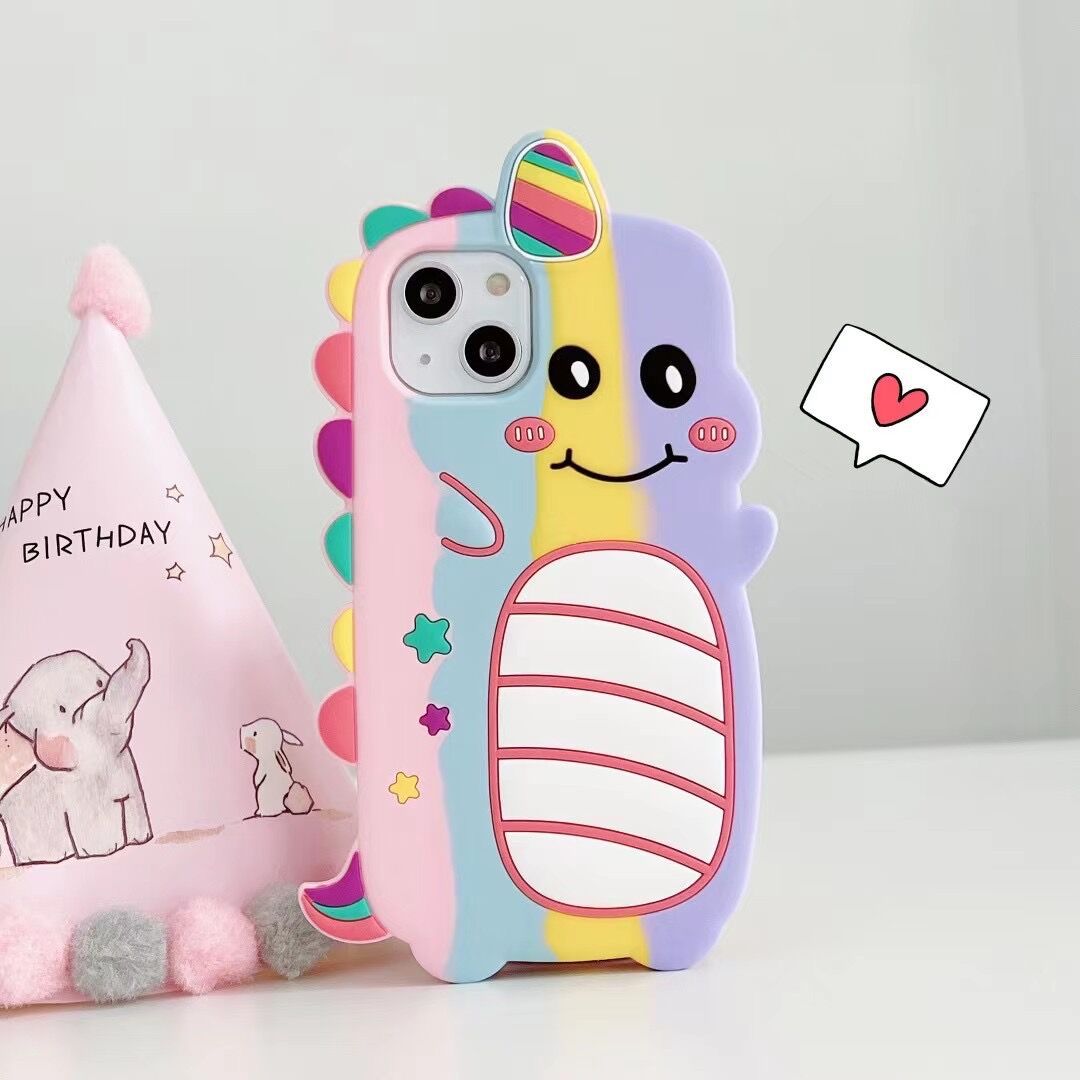 Cartoon Cute Anti-fall Silicone Phone Case - 2