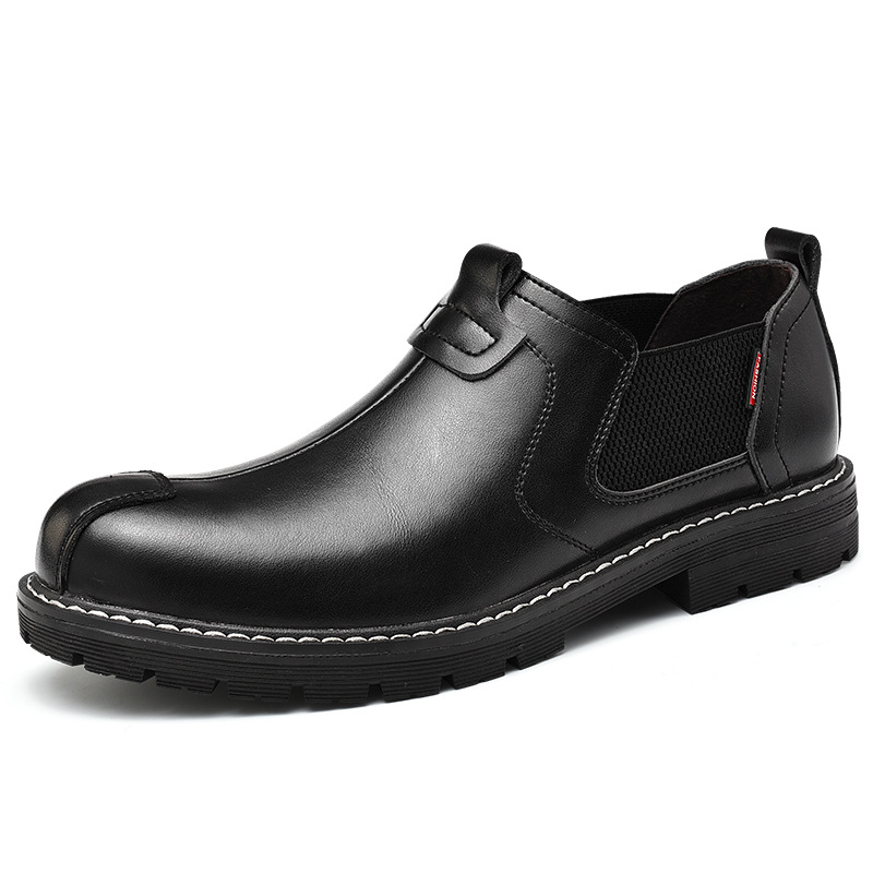 Title 4, Heren leren Martin boots, laag model, voor een ...