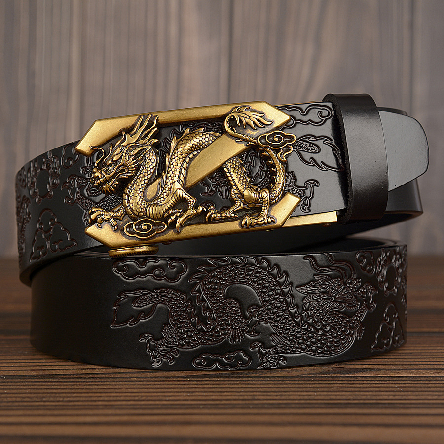 Black gold buckle