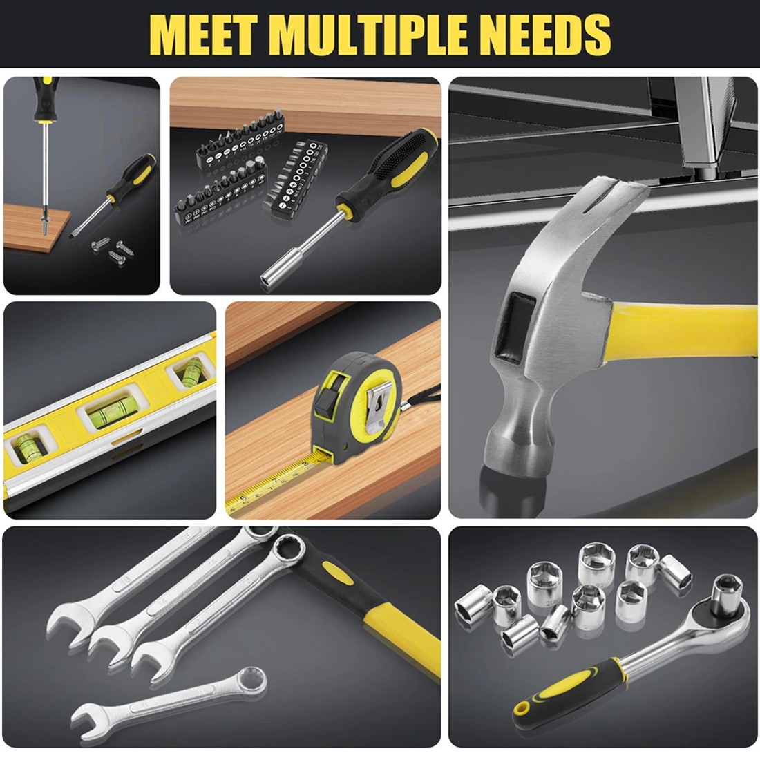 Hand Tool Kit Set 108pcs Household Maintenance Car Repair Hardware Tools — image 8