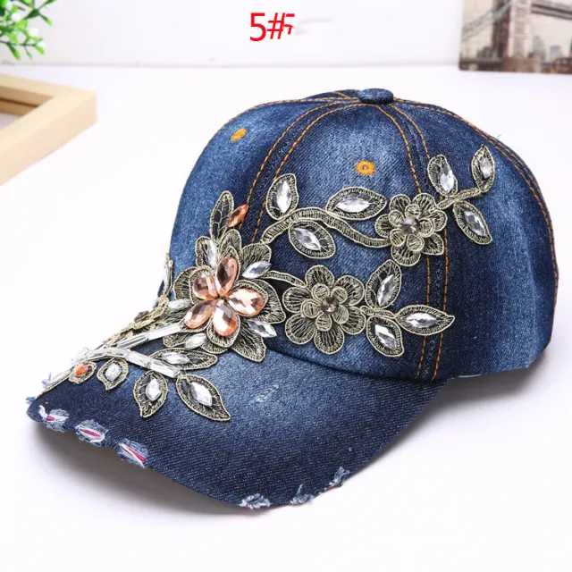 Adult Baseball Hat Female Spring And Autumn Washed Cowboy Holes 5 Style - Shop at LoveMi