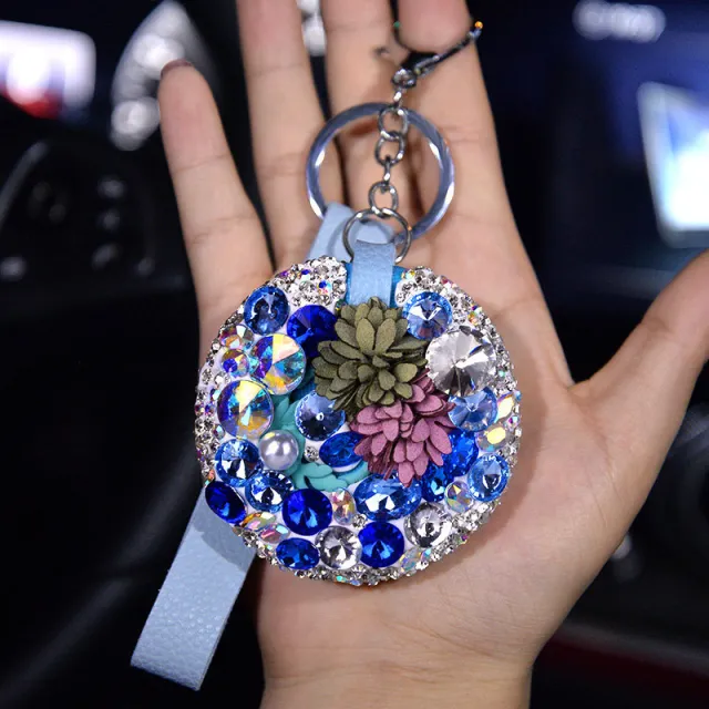 The New Car Key Pendant Ladies High end Personality Blue - Shop at LoveMi