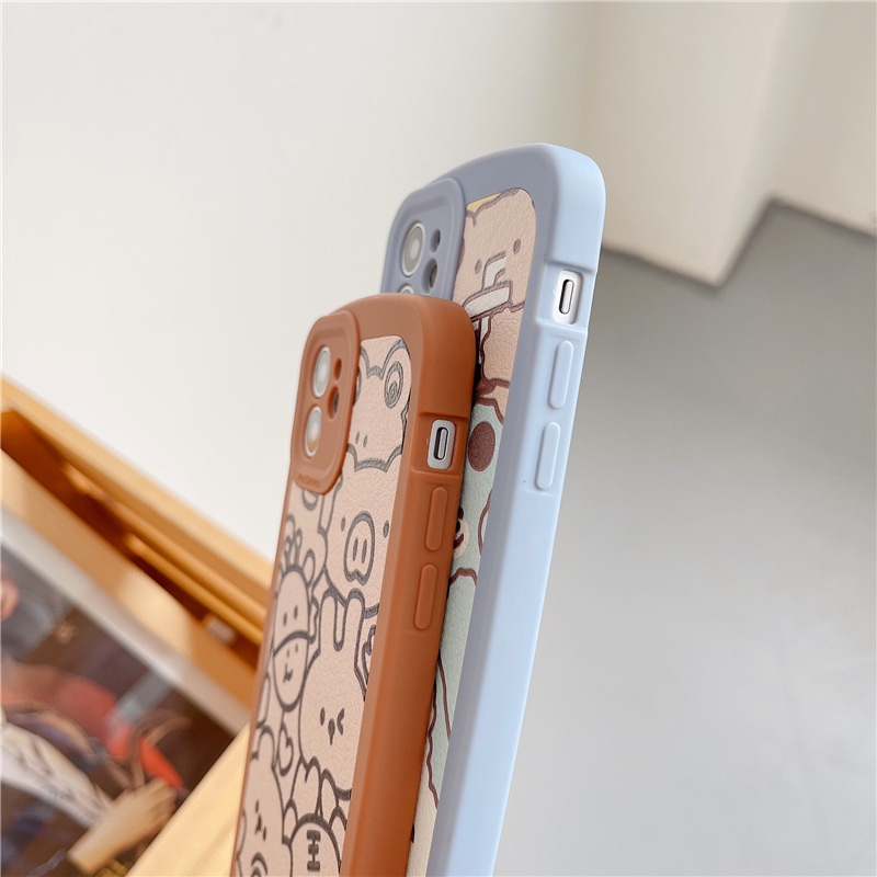 Cartoon Doodle Full Screen Animal Phone Case