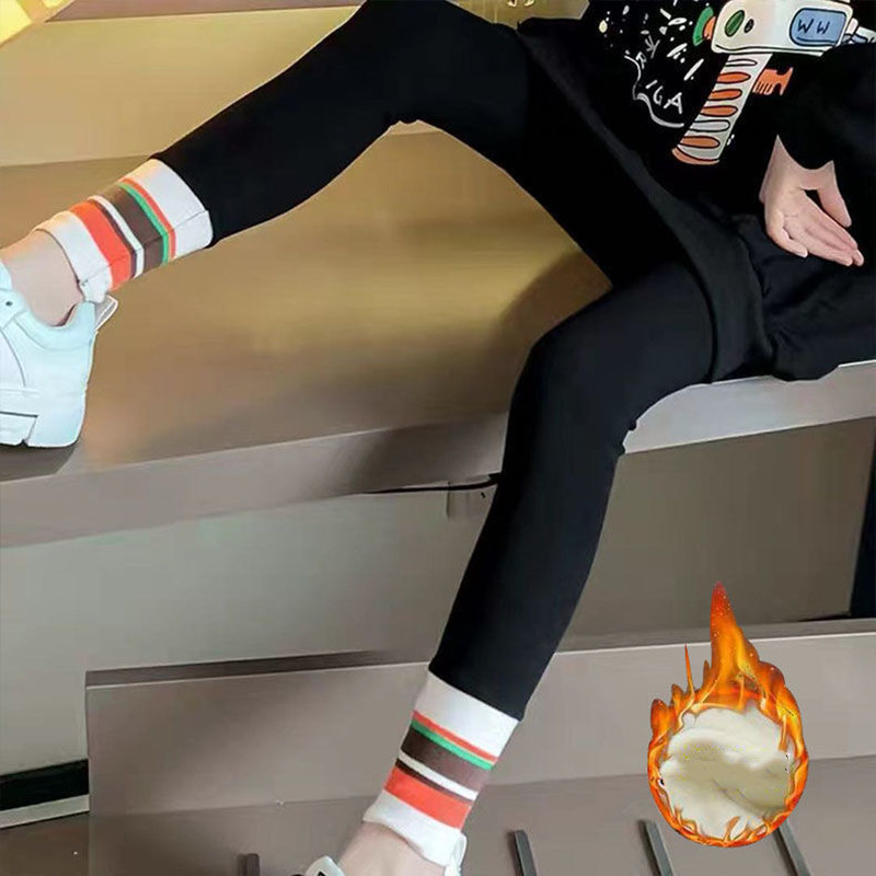 بنطلون مبطن للأطفال بنمط نحيف وقصير