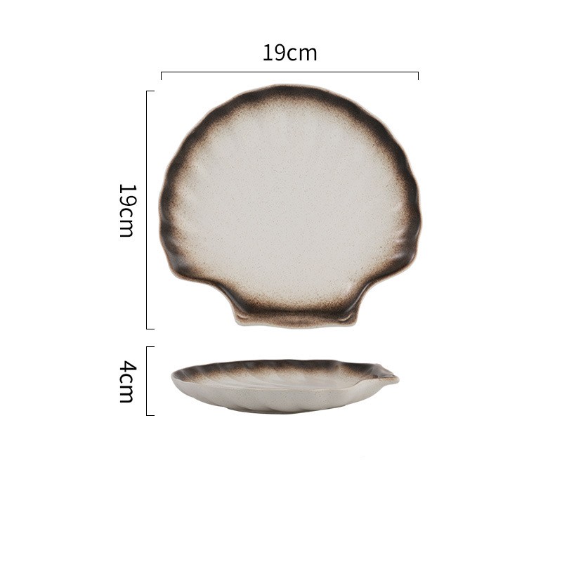 Title 3, Household Tableware Ceramic Shell Plate