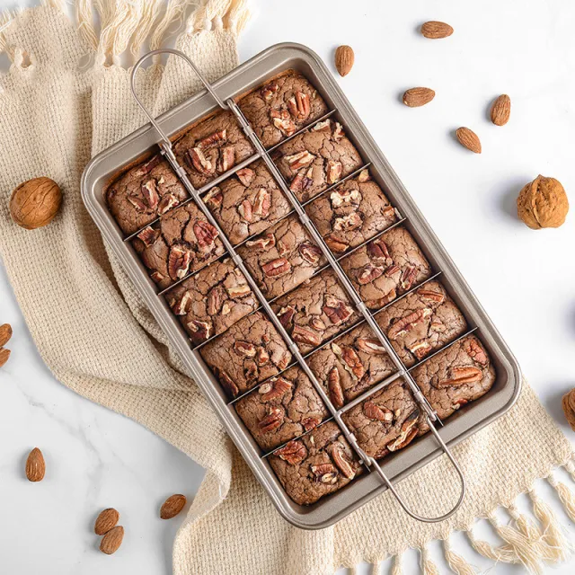 Kitchen Solid Bottom Thickened Square Brownie Pan Home Bakery Single - Shop at LoveMi