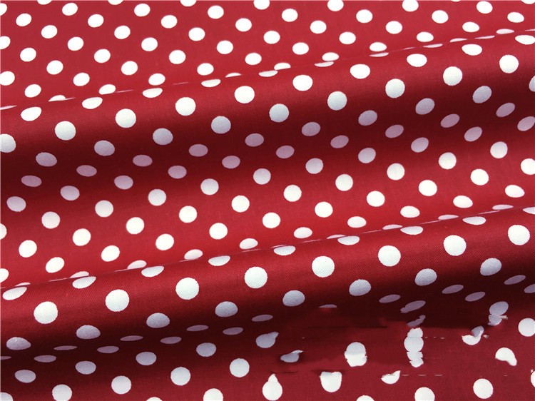 Red with white spots