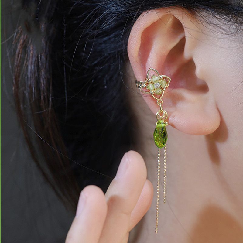 Title 1, Ear Cuff Vert Perle Gland