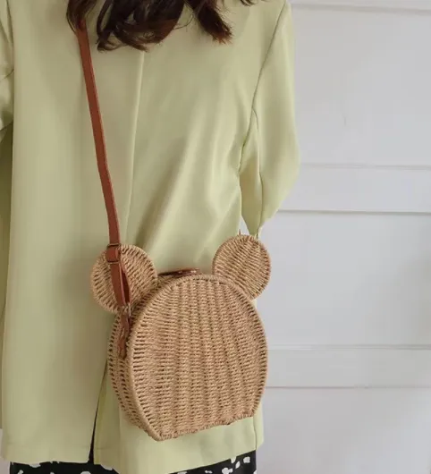 Korean One Shoulder Cross Body Fashion Girl's Hand Hold Khaki - Shop at LoveMi