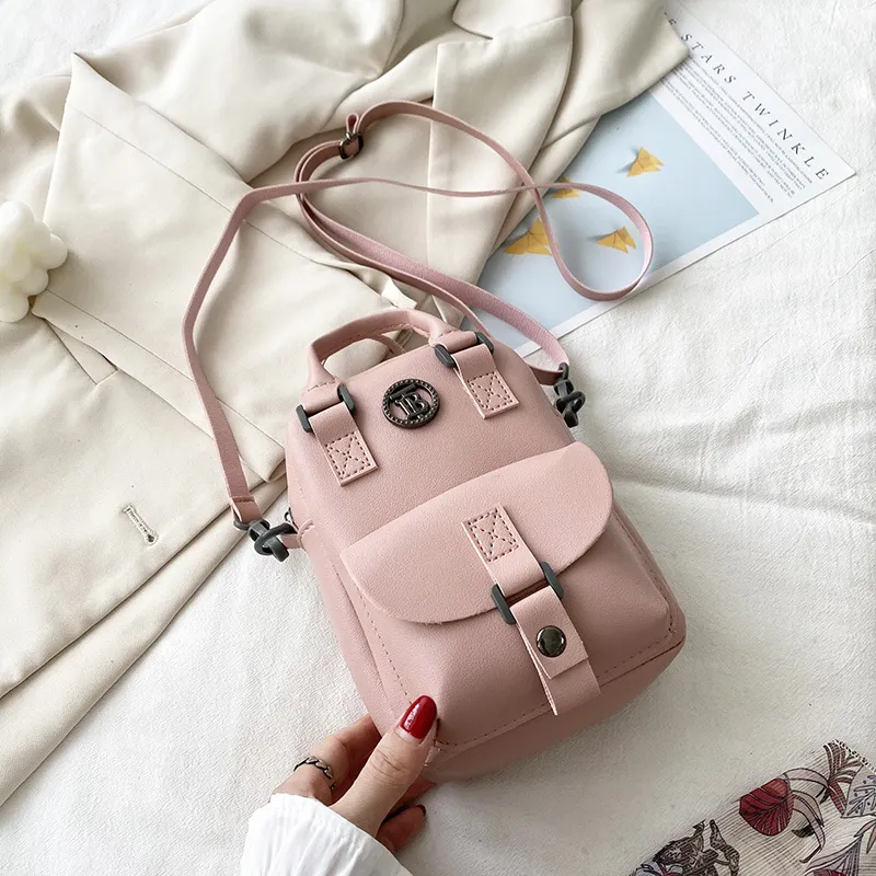 Women's Mobile Phone Crossbody Bag - Pink