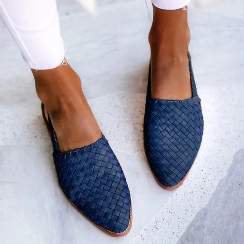 New Style Sandals Foreign Trade Style Pointed Toe Women's Shoes - Blue