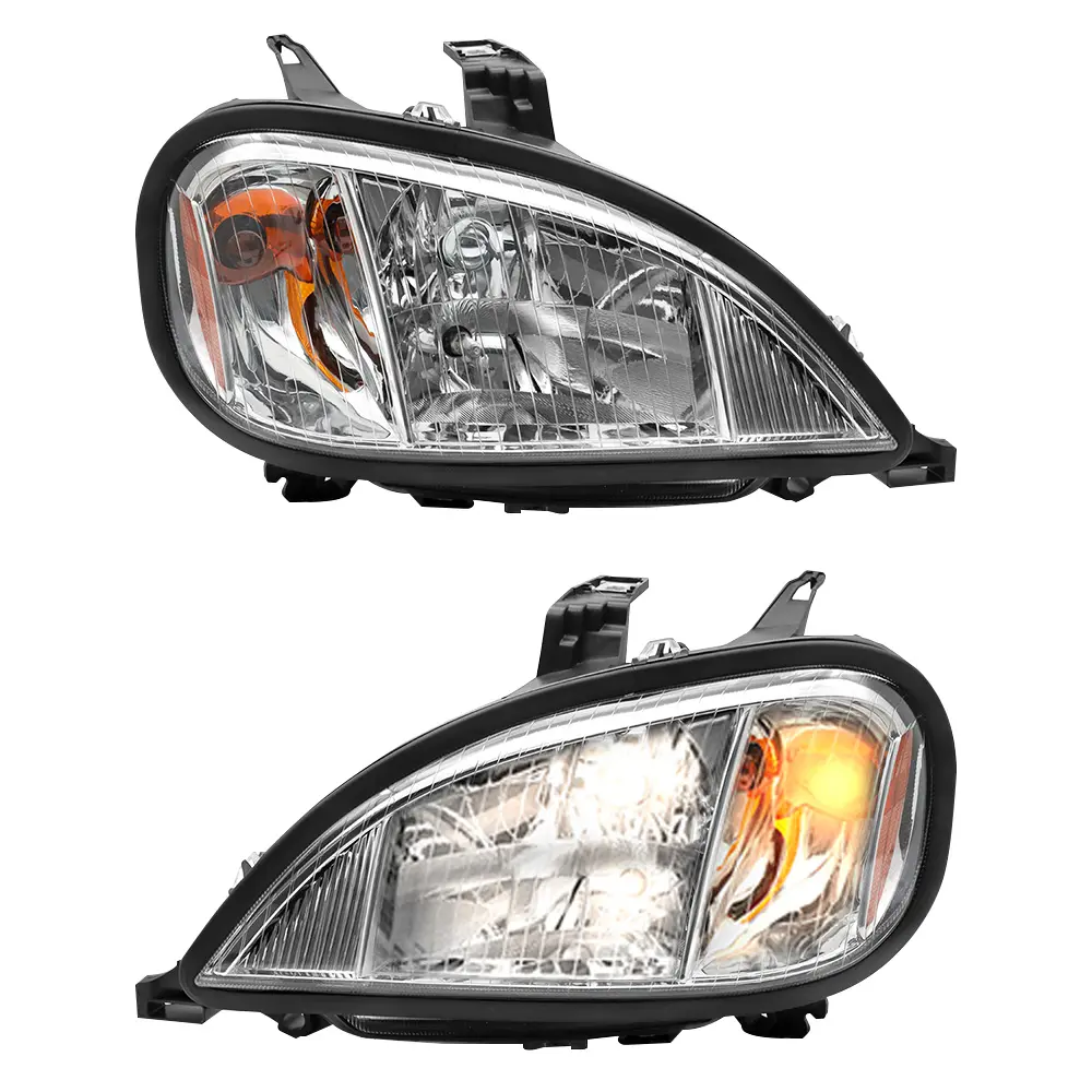 Fit 2004-2017 Freightliner ColumbiaPair Halogens Headlights Headlamps